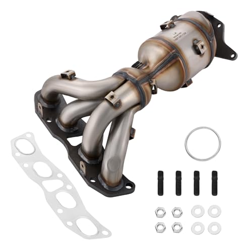 BDFHYK Catalytic Converter Exhaust Manifold for Nissan Rogue 08-13, for Nissan Rogue Select 14-15 2.5L L4,409 Stainless Steel Replaces 641428 16593 40994 674-143