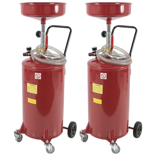 ARKSEN 20 Gallon Waste Oil Change Tank, Portable Air...