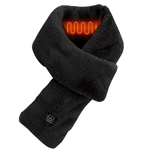 smashing Bufanda calefactada por USB para mujer y hombre, bufanda eléctrica | Calentador de cuello recargable con 3 niveles de calor | Cojín térmico cervical para interior y exterior protección