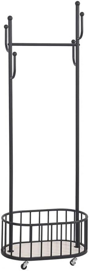 Removable Coat Rack Home Hanger Nordic Floor Rack with Storage Coat Rack(Gray)