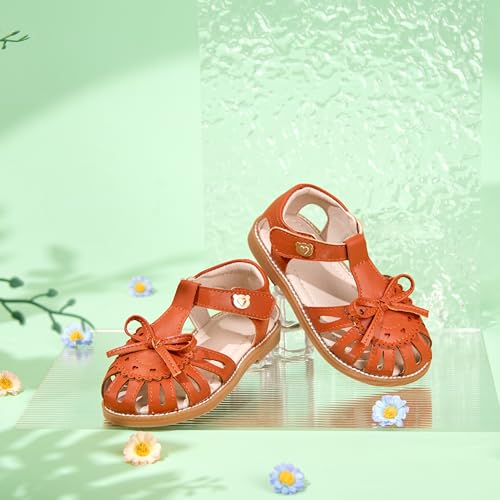 Image of GINFIVE Toddler Girls Sandals Girls Toddler Sandals Little Girls Kids Shoes