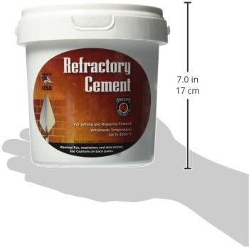 MEECO'S RED DEVIL 610 Refractory Cement - Indoor Use Only