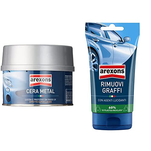 Arexons Mirage Cera Metal ML250 & Pasta Rimuovi Graffi 150g