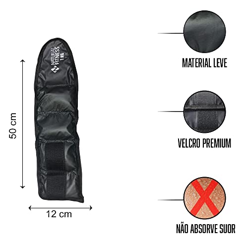 Par de Tornozeleira Caneleira Com Peso 3 kg