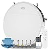 Yigars 2025 2in1Robot Aspirapolvere Lavapavimenti con Fino a 4500Pa Robot Aspirapolvere 7,8cm Ultra Sottile App/Alexa Ideale per Peli di Animali/Tappet-bianco-White
