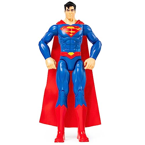 DC COMICS - SUPERMAN MUÑECO 30 CM - Figura Superman Articulada de 30 cm Coleccionable - 6056778 - Juguetes niños 3 años +