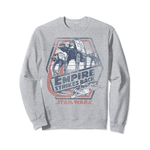 Star Wars The Empire Strikes Back AT-AT Distressed Poster Sweatshirt Cover