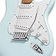 Tiger ELG-LBL E-Gitarre in Full Size – Hals aus Hitzebehandeltem Ahorn, Vielseitige SSS-Tonabnehmer - Hellblau – Für alle Musikstile Geeignet