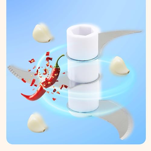 Hachoir à ail électrique pour oignon gingembre et viande avec mini robot USB de cuisine - 5