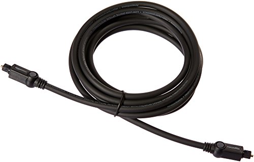 AmazonBasics CL3 Rated (in-Wall Installation) Toslink Cable - 10 Feet, Black - Image 5