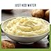 Instant Mashed Potatoes Emergency Food Supply, 30 Servings, 10 Year Shelf Life, Certified Gluten Free Mashed Potatoes, Flavored with Butter and Salt - Dehydrated Meals, Survival Food Camping Essentials Can