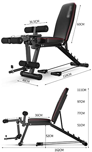 Weight Bench Workout Bench Home Gym Exercises Adjustable Benches Dumbbell Crutches Fitness Crutches Multifunction Bench Press Home Professional Sit Up Equipment Men Exercise Bench - Image 8