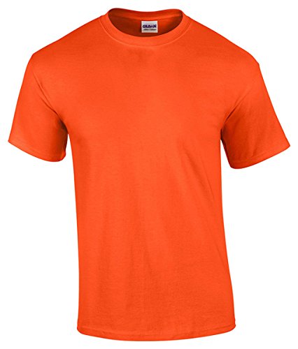 Gildan Mens Heavy Cotton Short Sleeve T-Shirt (M) (Antique Orange)