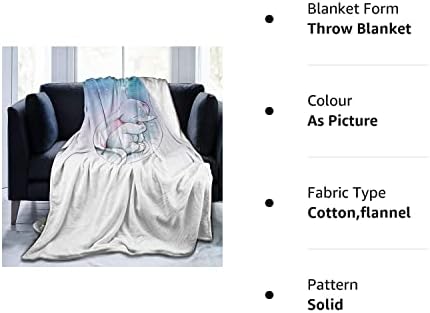 Blanche Lynd Premium Flannel Blanket- Cute Dumbo Soft Warm Cozy Micro Blanket for Sofa Couch