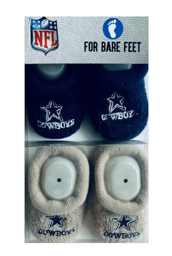 Image of FBF - NFL Team Logo & Colors Infant Bootie Socks 0-12 Months - 2 Pack