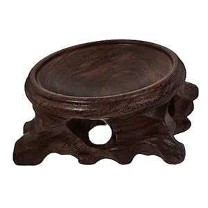 Vintorky Eleganter Holzkristallkugelhalter Sockel