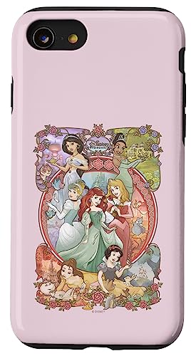 Coque iPhone 8 Disney Princess Idéale au Bureau Coque iPhone SE Motif Artistique