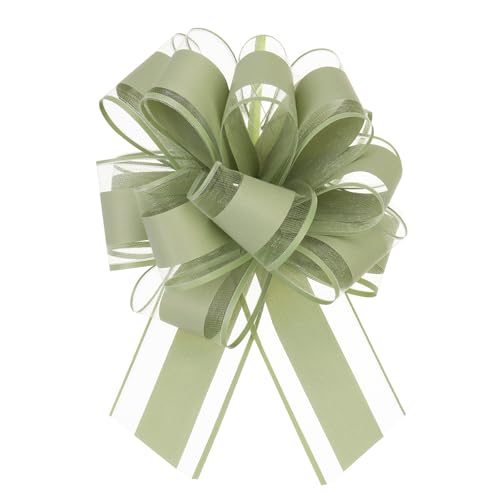 Lazos de organza de 8 pulgadas Uxcell con volumen estable para cestas de coche 2