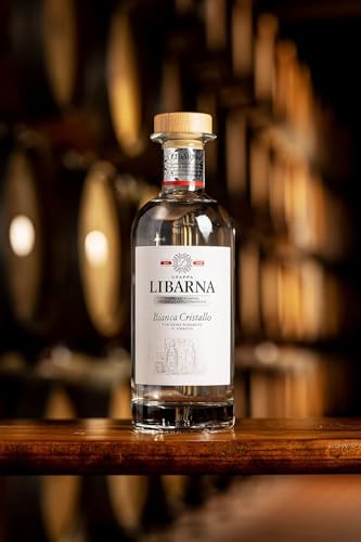 Grappa Libarna Bianca Cristallo 70cl – Verschnitt reinster Tresterbrände. Jung und aromatisch. 40% vol.