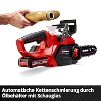 Einhell Akku-Kettensäge GE-LC 18/25 Li-Solo Power X-Change (18 V, 23 cm Schnittlänge, 4,5 m/s Kettengeschwindigkeit, autom. Kettenschmierung, werkzeuglose Kettenspannung, ohne Akku) – Ansicht 8