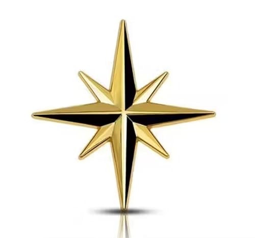 XGLDRZ 2Pcs Metal Emblem for Mercedes Benz C-Klasse Limousine W206 I 2021-2024, Car Fender Side Wing Badge Tailgate Decal Personalized Automotive Exterior Decoration,Gold