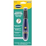 Dr. Scholl's Callus Remover Electronic Foot File, Electric Hard Skin Removal for Feet, Effortless Soft Smooth Skin in Minutes, Perfect for Travel, for Women & Men, AAA Batteries Included
