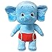 QIERK Giocattolo di Peluche Peluche Quadrato da 25 cm Ci Fang Lulu 1 Pezzo di Peluche Bailey Franny KIP Panda Elefante Wallaby Animali imbalsamati a Caso