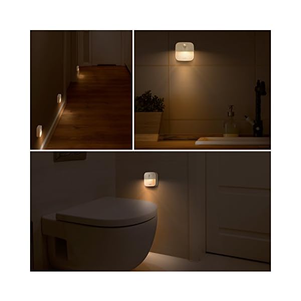 eufy Lumi 3 Pack LED Nachtlicht mit Bewegungssensor, Warmes weißes Licht, Auto ON/Off, Selbsthaftende Schrankbeleuchtung… – Bild 8