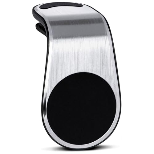 ONEFLOW - Supporto magnetico per cellulare, per tutti i modelli HTC | universale, compatto, ultra leggero e sicuro – Supporto per cellulare per auto, magnetico, argento