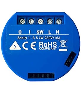 Shelly 1 Domotica Wi-Fi Compatibile con Alexa, Google Home