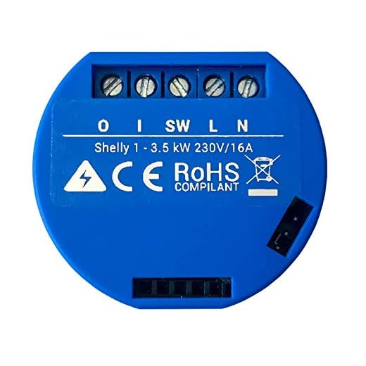 Shelly 1 One Schalter Relais Wireless WiFi Hausautomation 1 Pack