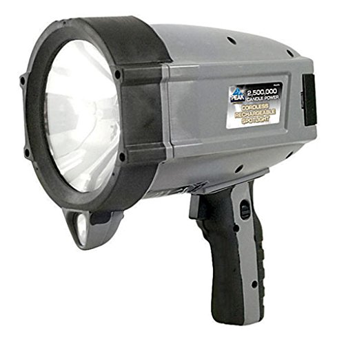 Peak 2.5m Candle Power Halogen Spotlight 2.3 Ah, 6 V 2.5 Million Candlepower
