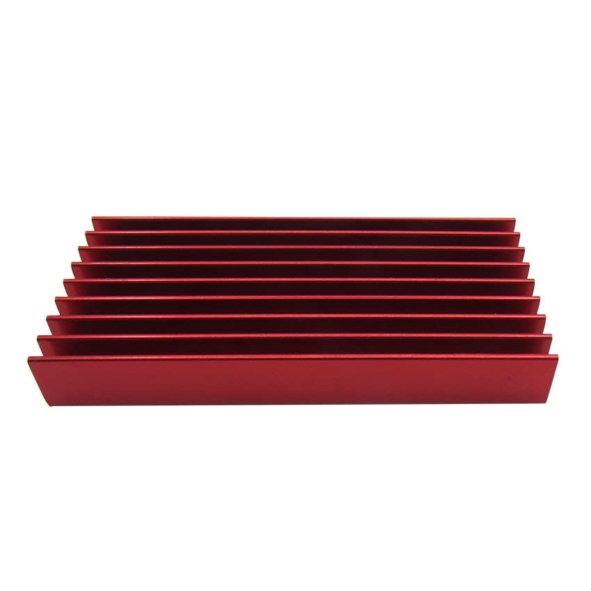 DIY ヒートシンク 10 個 60x30x8mm アルミヒートシンク BTC USB ASIC 冷却ヒートシンク レッド Bitf