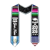Guatemalan Graduation Sash, Guatemala Graduation Stole Custom, Guatemalan American Flag Sash 2026 10