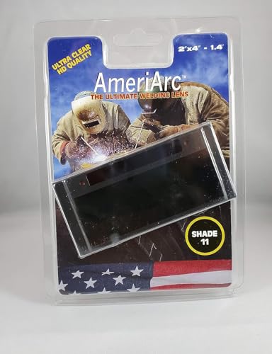 Image of Auto Darkening Welding Lens 2x4 with High-Definition Clarity - (Gold Edition) Replacement for Welding Hoods & Helmets - Perfect for TIG Welding - Welding Shade Lens - (Shade 11)