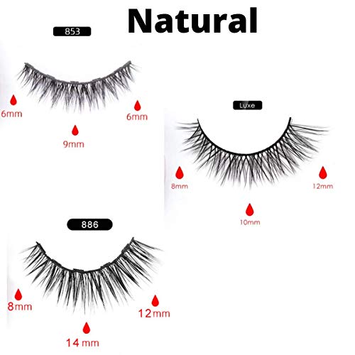 Kit Cílios Magnéticos + Delineador Magnético + Pinça Natural