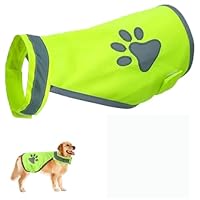 Reflektierende Sicherheitsweste für Hunde, Dog Safety Reflective Lightweight Vest, Wasserabweisend Hund Reflektierende Weste Hohe für Outdoor-Aktivitäten und Spaziergänge bei Dämmerung (Größe M)