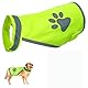 Reflektierende Sicherheitsweste für Hunde, Dog Safety Reflective Lightweight Vest, Wasserabweisend Hund Reflektierende Weste Hohe für Outdoor-Aktivitäten und Spaziergänge bei Dämmerung (Größe M)