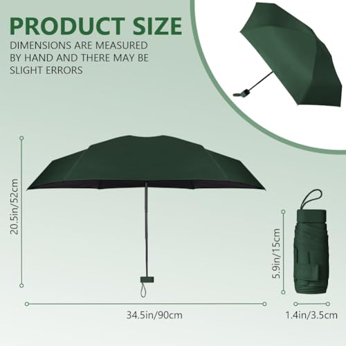 Aolso Automatyczny składany parasol, wiatroszczelny składany parasol dla mężczyzn i kobiet, automatyczne otwieranie i zamykanie, odwrócony parasol, odporny na wiatr parasol dla dorosłych, Zielony