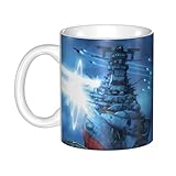 マグカップ コーヒーカップ 宇宙戦艦ヤマト セラミックウォーターカップ 電子レンジ温め対応 耐熱 耐冷 大容量 大きい かわいい おしゃれ 人気 アニメ キャラクター 330ml 直径8× 高さ9.5cm