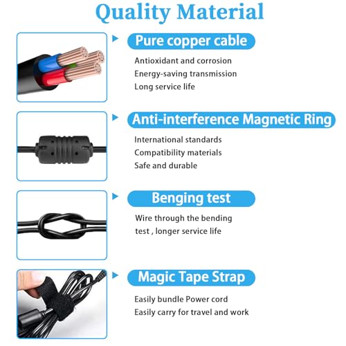 Netzteil 12V 3.5A, AC 100-240V bis DC 12Volt 3,5A 3A 2A 36W 42W Power Adapter Euro Stecker, Kompatibel mit LED Streifen 3D Drucker CCTV Sicherheitssystem LCD Monitor.