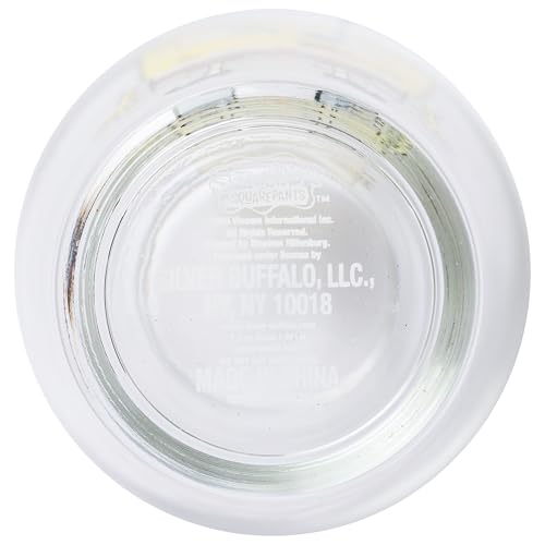 Image of Silver Buffalo SpongeBob SquarePants 4 Piece Mini Glass Set Featuring Patrick Star, SpongeBob SquarePants, Squidward, and Sandy Cheeks, 1.5 Ounces