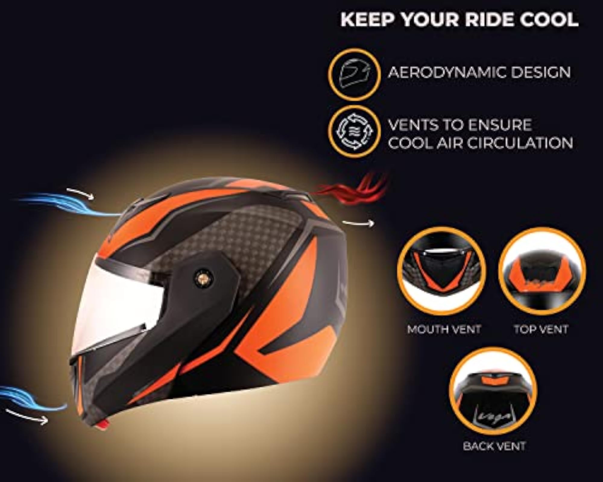 Crux Dx Checks ISI Smooth Finish Flip-Up Helmet