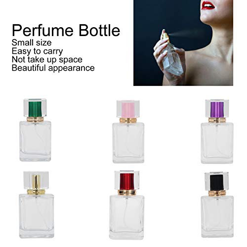 Septpenta 50 ml Butelka Na Perfumy Z Możliwością Wielokrotnego Napełniania, Szklana Butelka Na Perfumy Z Możliwością Wielokrotnego Napełniania, Dozownik Mgiełki, do ​​Prz