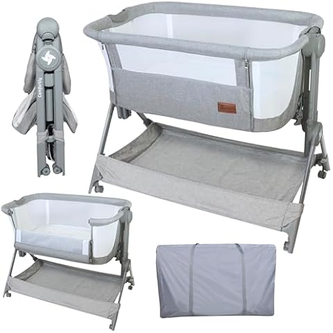Twinly 2-in-1 Baby Cot with Carry Bag Cover