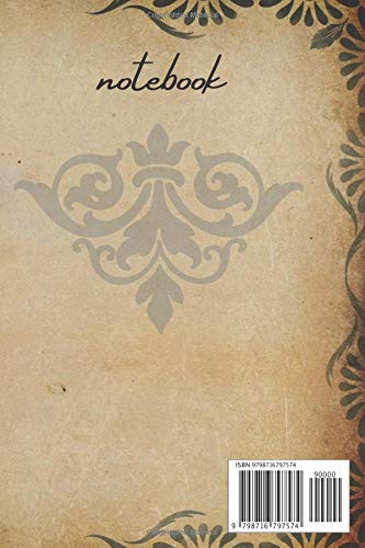 E Notebook letter:: small lined initial monogram alphabet letter Notebook / Travel Journal to write in (6'' x 9'') 120 pages - Image 2