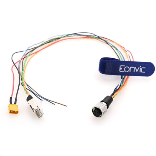 Eonvic Aviation Plug M12 12sX - RJ45+XT30+ I[v 3EFC dMуf[^]P[u DJI Livox LiDAR Mid 360 Mid 70 50cmp