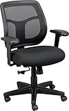 Eurotech Seating Apollo Midback Swivel Chair, Black