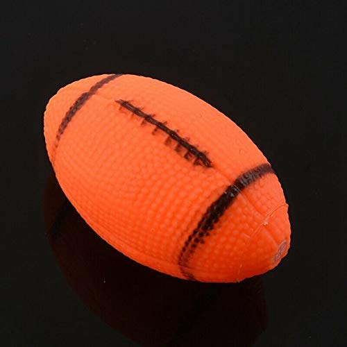 PSK PET MART Dog Squeaky Toy for Pet Dog Chew Toy Small Rubber Squeaky Rugby Ball Orange E1T8 (B08L9R5HZG) Amazon Price History, Amazon Price Tracker