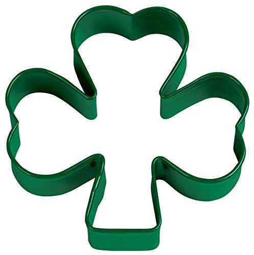 Wilton Green Metal Shamrock Cookie Cutter